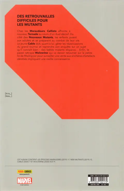 Verso de l'album Reign of X Volume 3