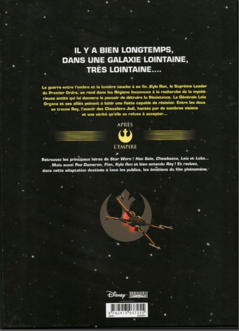 Verso de l'album Star Wars Tome 9 L'ascension de Skywalker