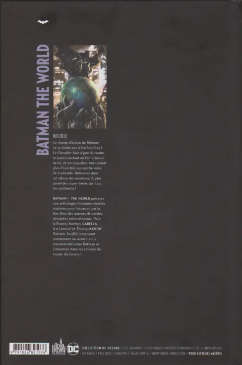 Verso de l'album Batman : The World