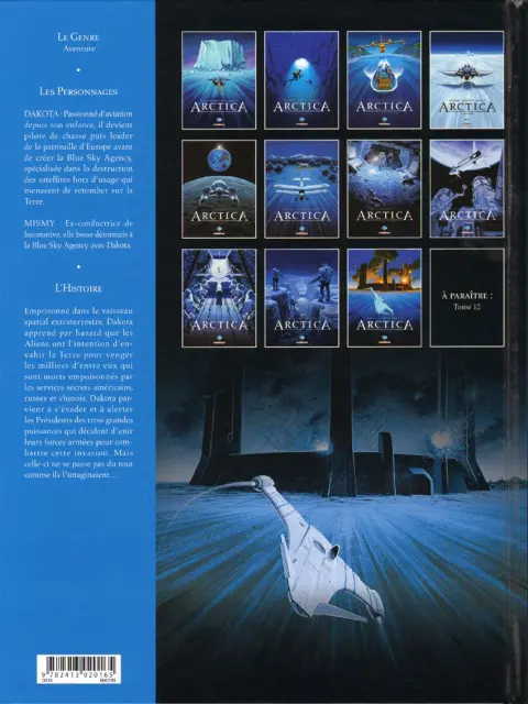 Verso de l'album Arctica Tome 11 Invasion
