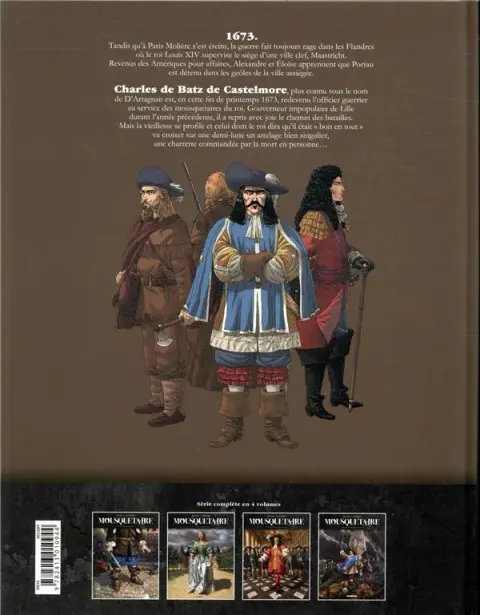 Verso de l'album Mousquetaire Tome 4 Charles de Batz de Castelmore