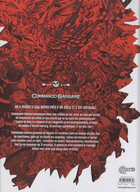 Verso de l'album Commando Barbare Tome 1 Burrato le vertueux