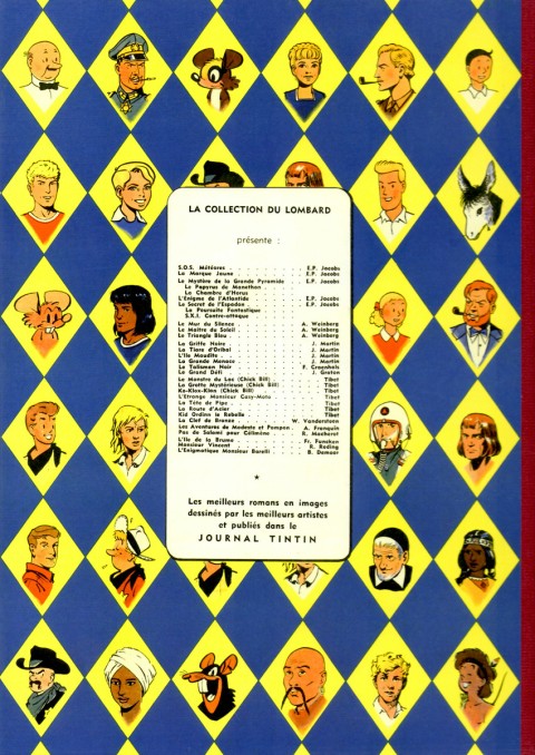 Verso de l'album Blake et Mortimer Tome 7 S.O.S. Météores - Mortimer à Paris
