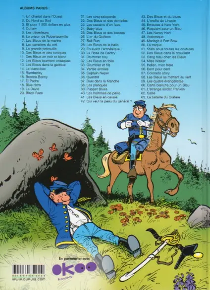 Verso de l'album Les Tuniques Bleues Tome 57 Colorado story
