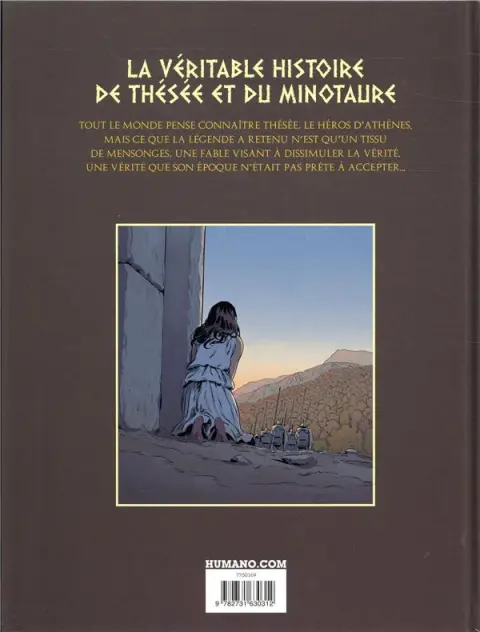 Verso de l'album Le feu de Thésée Tome 1 Survivre