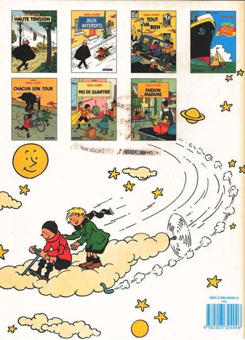 Verso de l'album Quick et Flupke - Gamins de Bruxelles Tome 4 Toutes voiles dehors