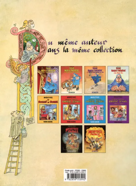 Verso de l'album Soeur Marie-Thérèse des Batignolles Tome 2 Heureux les imbéciles