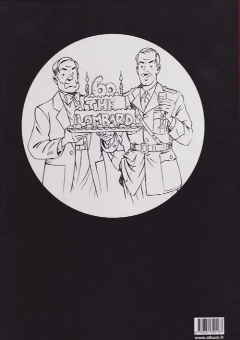 Verso de l'album Blake et Mortimer La Malédiction des trente deniers