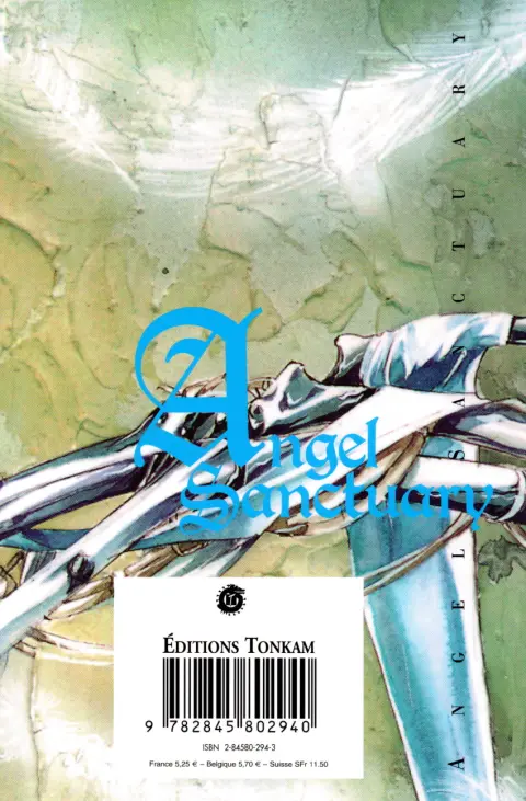 Verso de l'album Angel Sanctuary 20