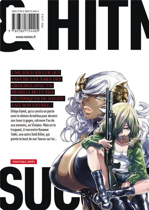 Verso de l'album Succubus & Hitman 2