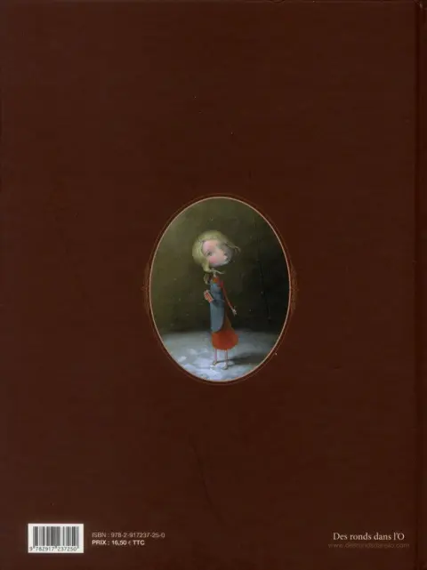 Verso de l'album La petite fille aux allumettes