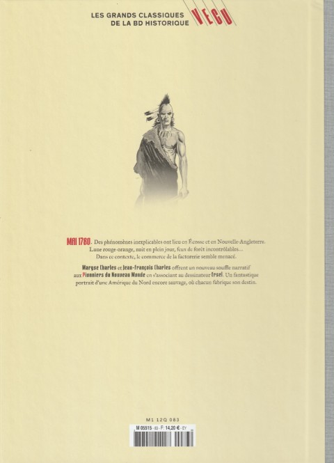 Verso de l'album Les grands Classiques de la BD Historique Vécu - La Collection Tome 84 Les pionniers du nouveau monde - Tome XX : Nuits de loups
