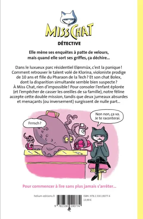 Verso de l'album Miss Chat 4 Le chat rebooté