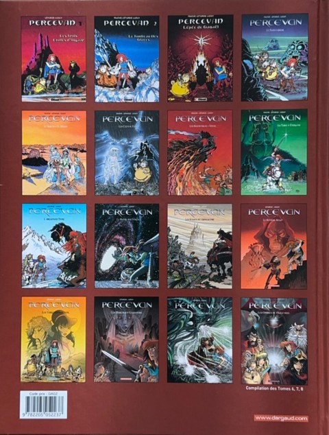Verso de l'album Percevan Tome 12 Le septième Sceau