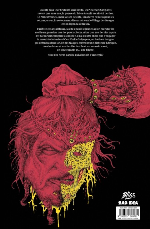 Verso de l'album Bande de Barbares !