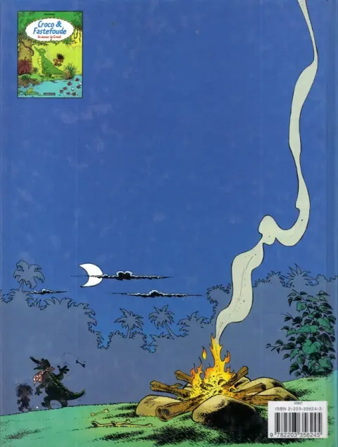 Verso de l'album Croco & Fastefoude Tome 1 Un amour de Croco !