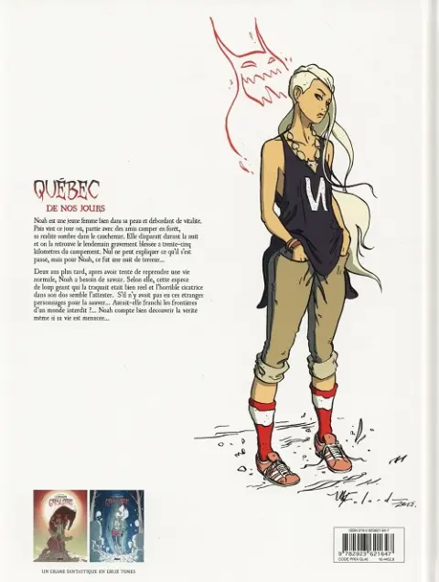 Verso de l'album Le Domaine Grisloire Tome 2 La fille qui explose
