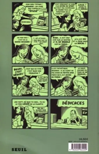 Verso de l'album Épuisé