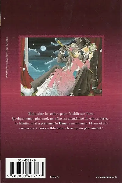 Verso de l'album La Fleur du démon 1