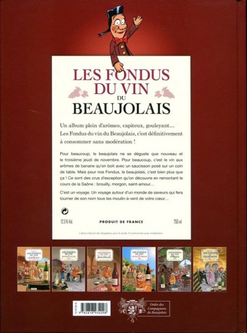 Verso de l'album Les Fondus du vin Tome 6 Beaujolais