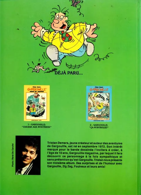 Verso de l'album Gargouille Tome 3 Gags en vrac !