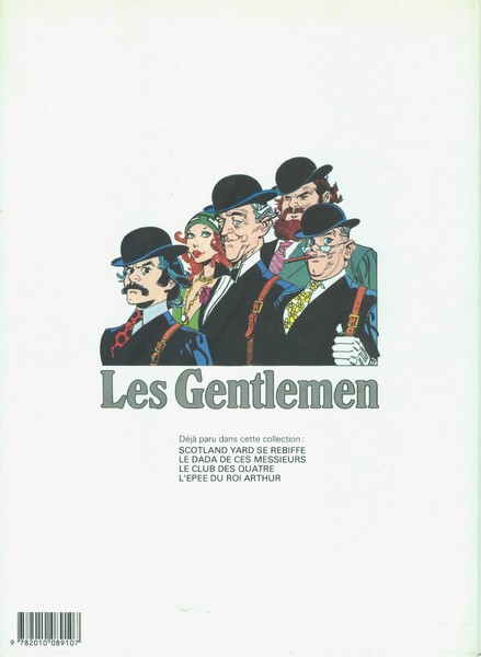 Verso de l'album Les Gentlemen Tome 5 Le triangle d'or