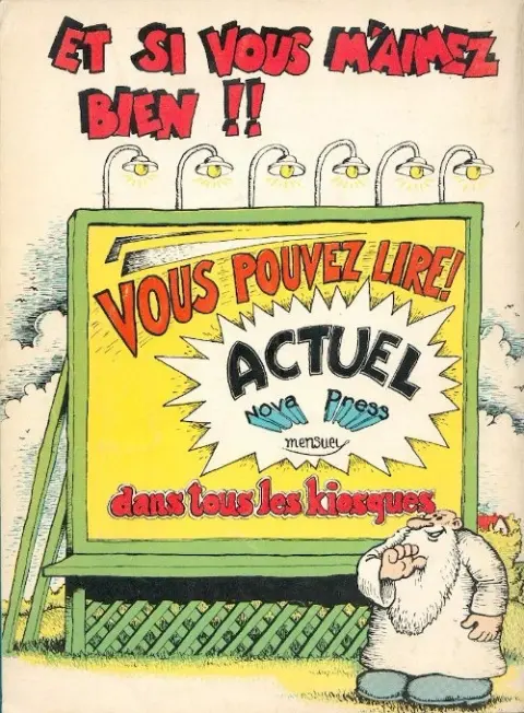 Verso de l'album Head comix
