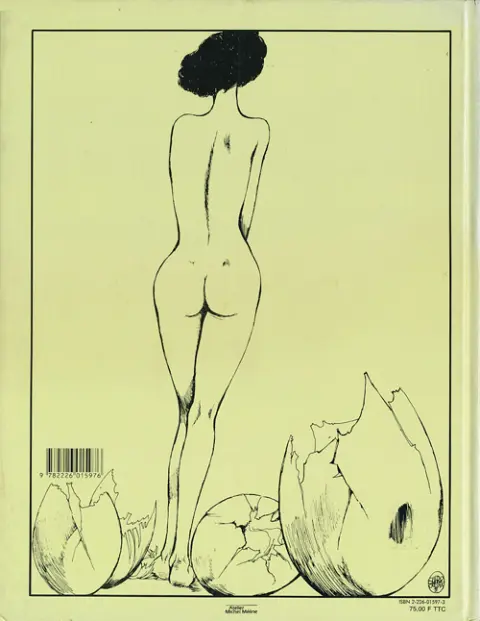 Verso de l'album Histoire d'une histoire