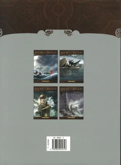 Verso de l'album Histoires de Bretagne Intégrale tomes 1 à 4