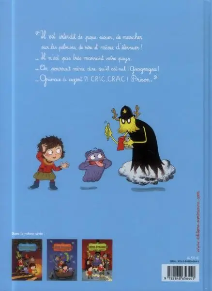 Verso de l'album Hôtel Étrange Tome 4 Des fantômes dans les nuages