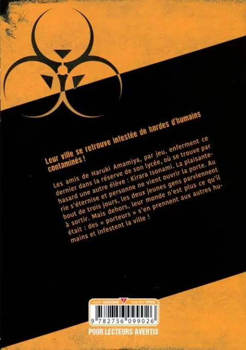 Verso de l'album Infection 1