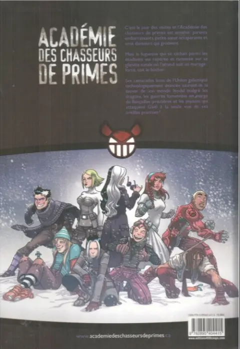 Verso de l'album Académie des chasseurs de primes Tome 2 Princesses