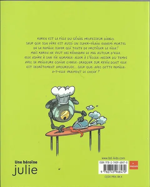 Verso de l'album Karen Diablo