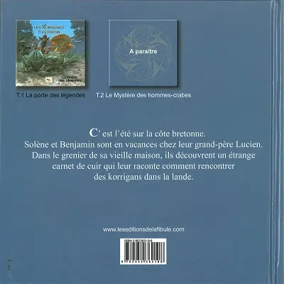 Verso de l'album Les Korrigans d'Elidwenn Tome 1 La porte des légendes