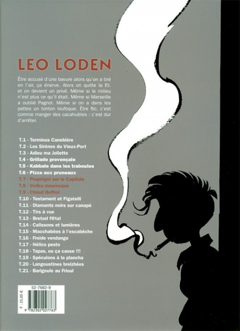 Verso de l'album Léo Loden Intégrale 3