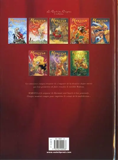 Verso de l'album Marlysa Tome 8 Le Waltras (épisode 2)