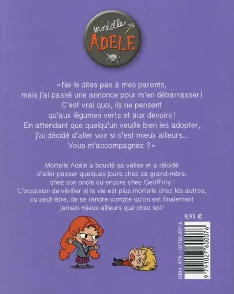 Verso de l'album Mortelle Adèle Tome 8 Parents à vendre