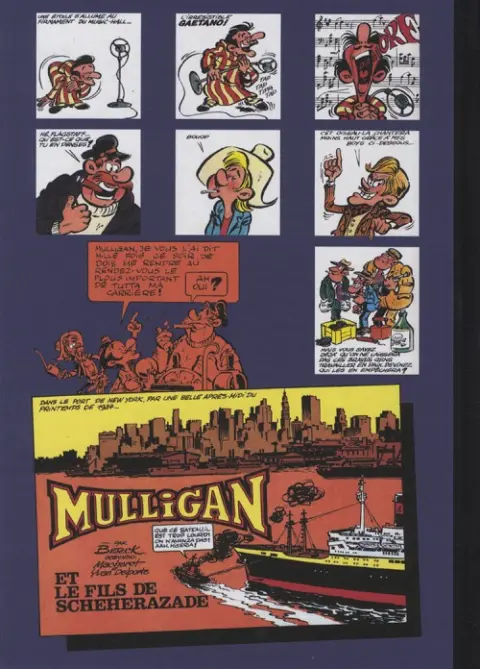 Verso de l'album Mulligan Tome 2 Mulligan et le fils de Schéhérazade