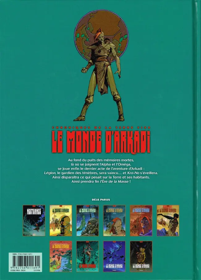 Verso de l'album Le monde d'Arkadi Tome 9 Le jour de l'Arche