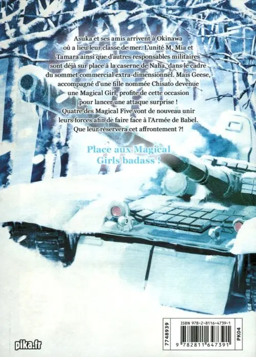 Verso de l'album Magical Task Force Asuka 04