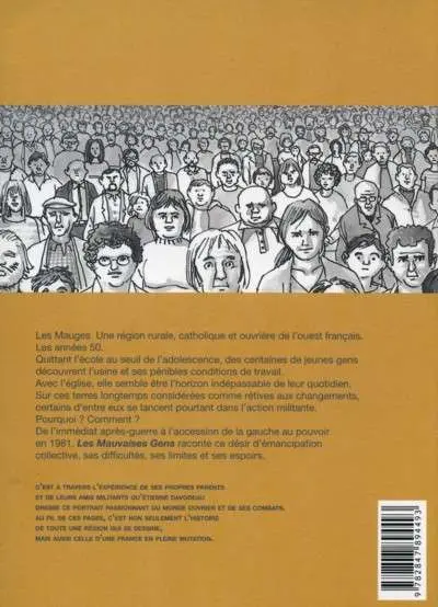 Verso de l'album Les Mauvaises gens
