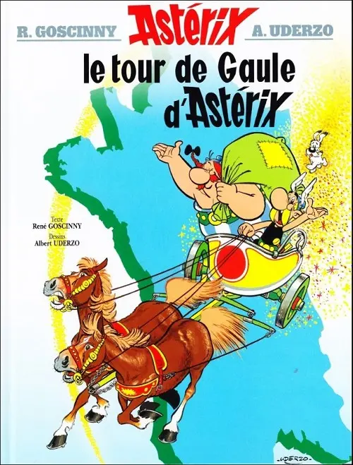 Couverture de l'album Astérix Tome 5 Le tour de Gaule d'Astérix