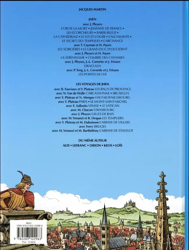 Verso de l'album Les voyages de Jhen Tome 5 Venise