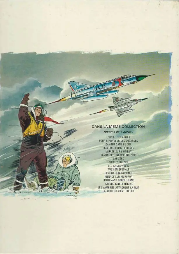 Verso de l'album Tanguy et Laverdure Tome 16 La terreur vient du ciel
