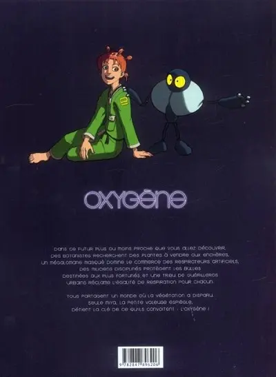 Verso de l'album Oxygène Tome 1 La bulle