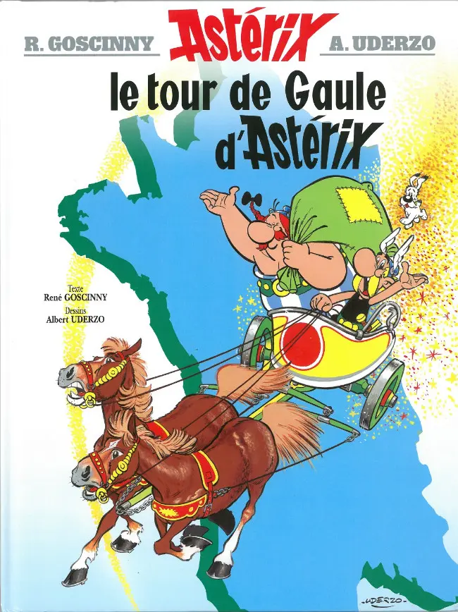 Couverture de l'album Astérix Tome 5 Le tour de Gaule d'Astérix