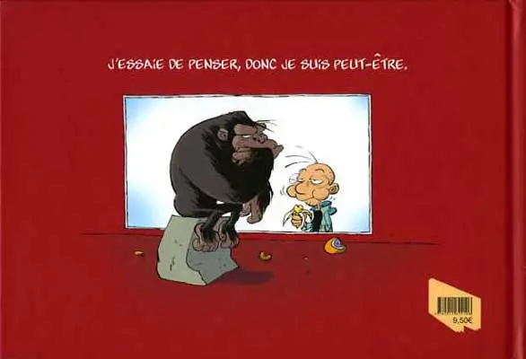 Verso de l'album Mo Le rire est le propre de l'homme