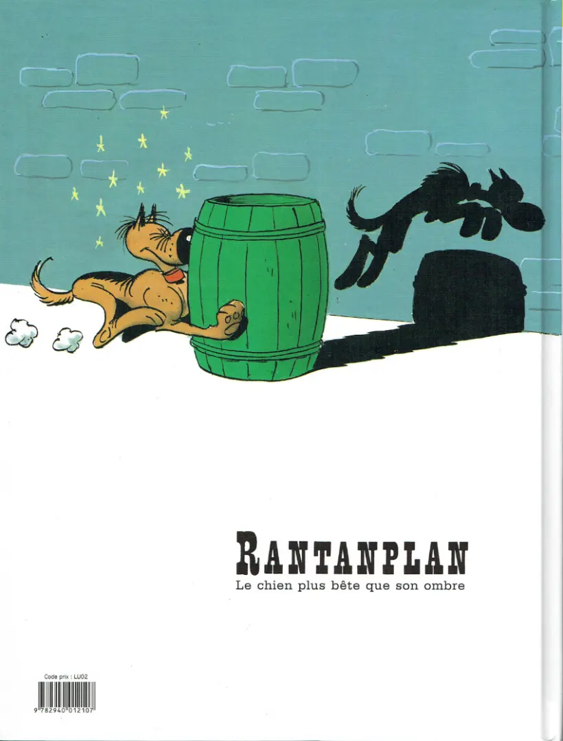 Verso de l'album Rantanplan Tome 3 Rantanplan otage