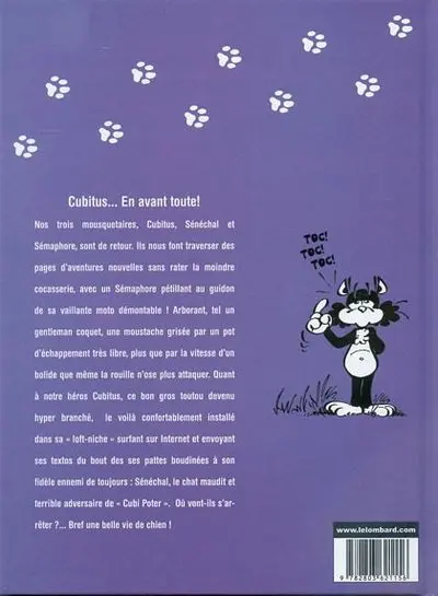 Verso de l'album Les nouvelles aventures de Cubitus Tome 1 En avant toute !