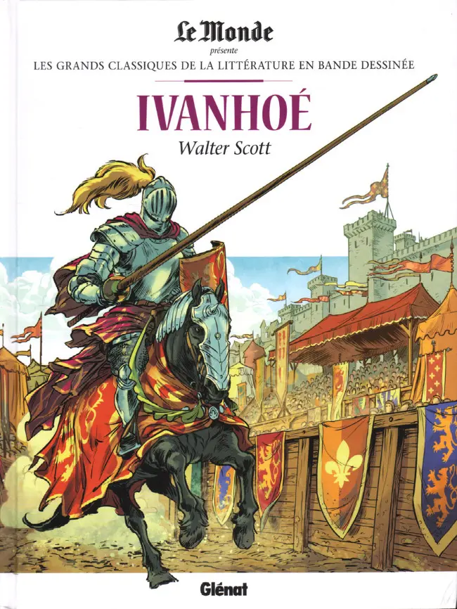Couverture de l'album Les Grands Classiques de la littérature en bande dessinée Tome 37 Ivanhoé
